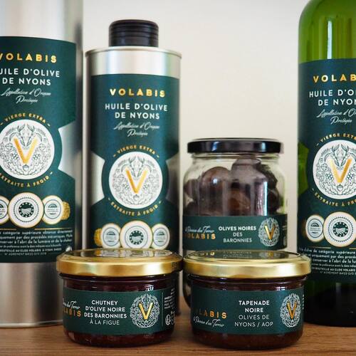 🫒 Découvrez notre nouvelle gamme OLIVE 100% tanche AOP de Nyons ✨

📲 Retrouvez nos produits dans notre boutique à Richerenches et sur notre e-shop www.volabis.fr 

#volabis #producteur #producteurbio #oliveoil #huiledolive #olivedenyons #provence